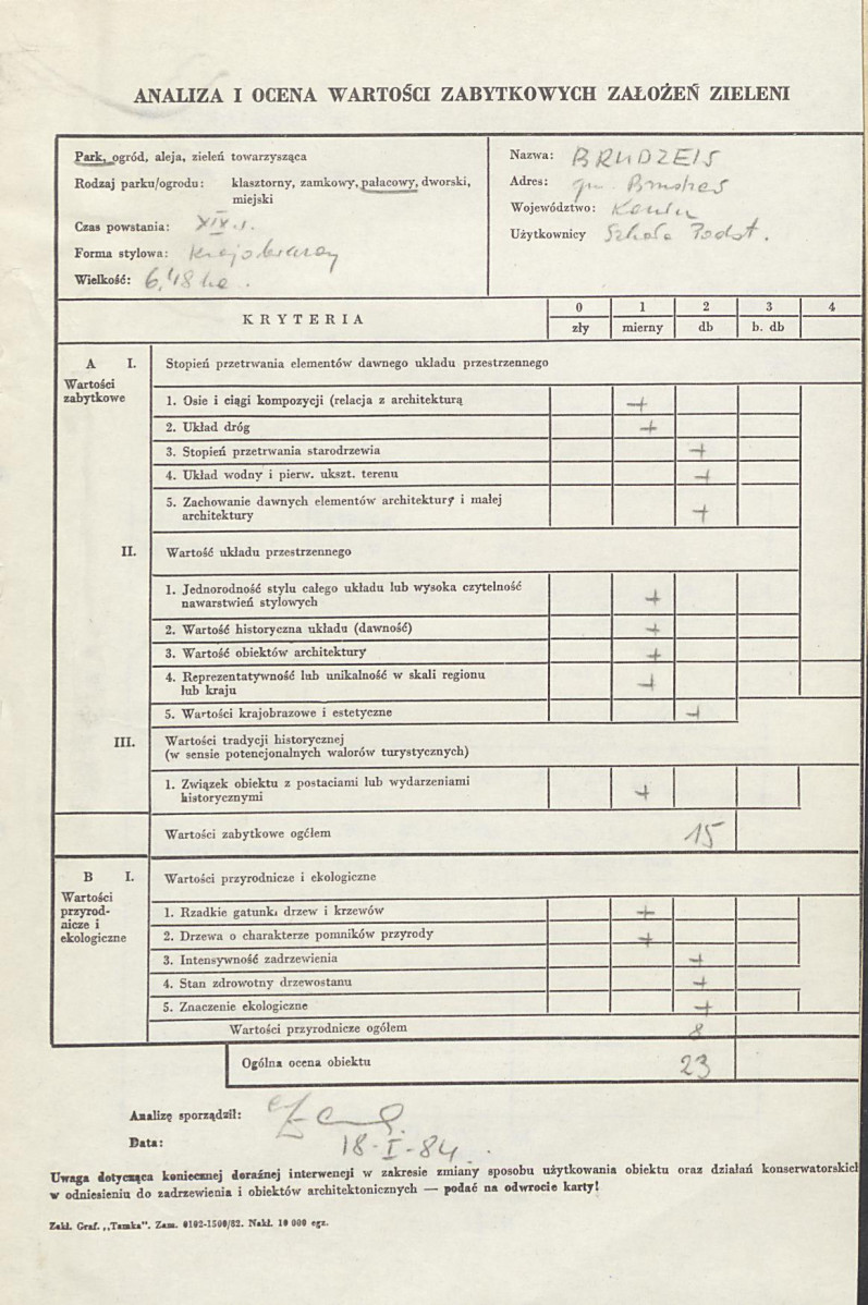 EP - Ewidencja parkowa, skan nr 3