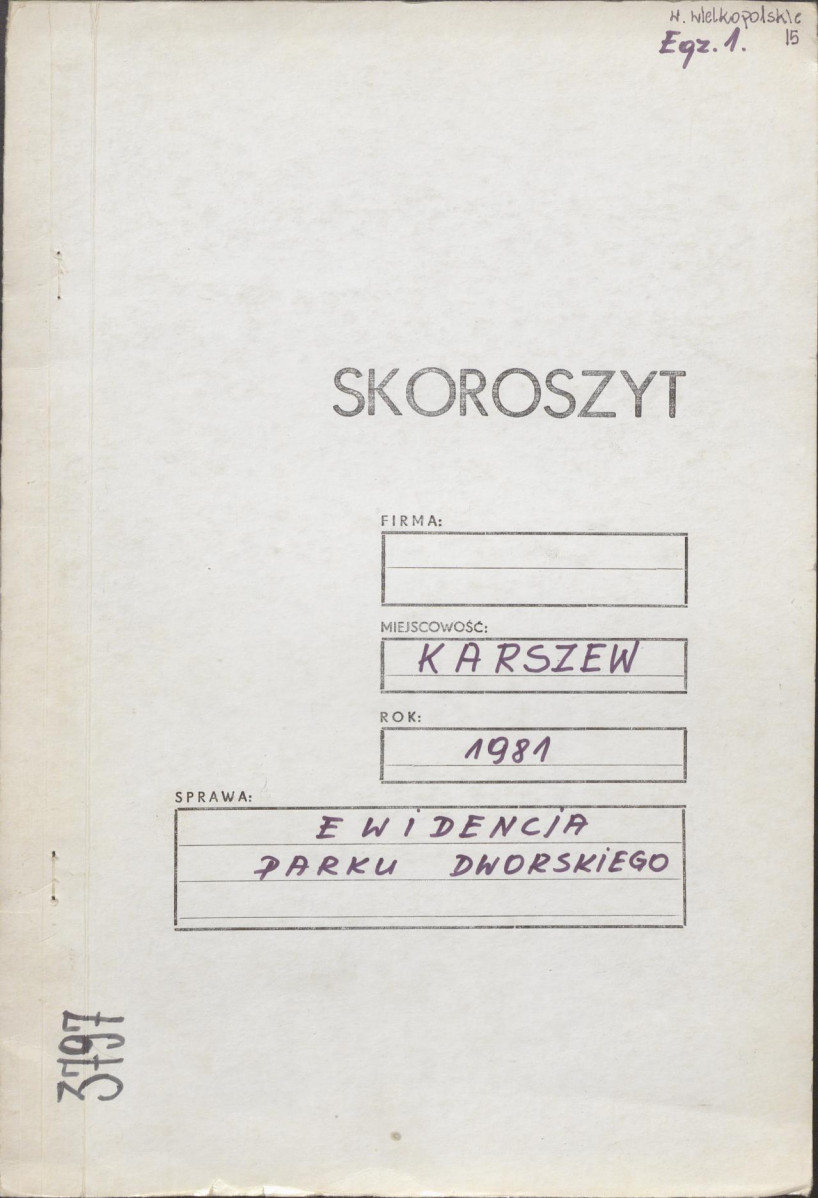 Ewidencja parkowa, skan nr 1