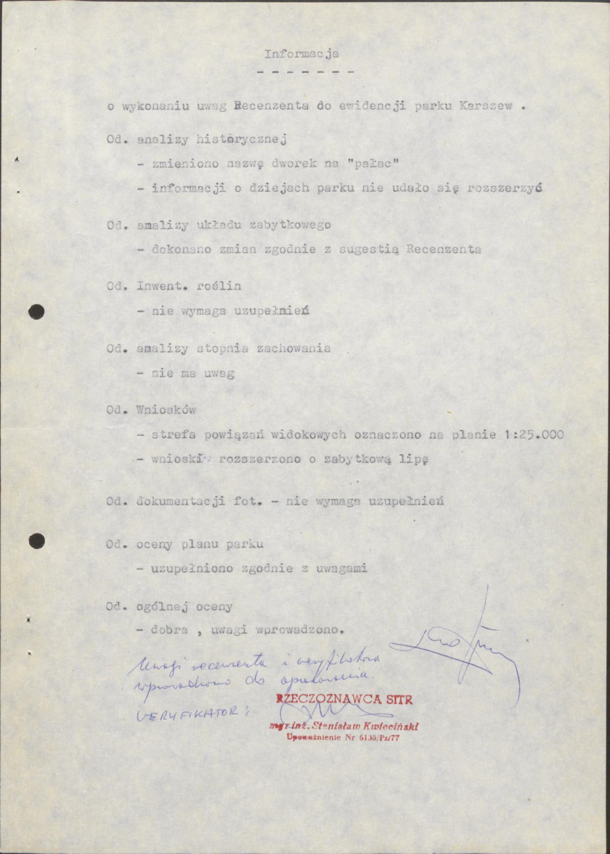 Ewidencja parkowa, skan nr 6