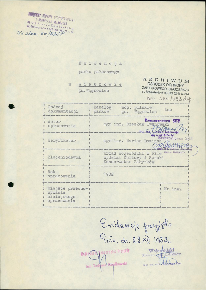 EP - Ewidencja parkowa, skan nr 4