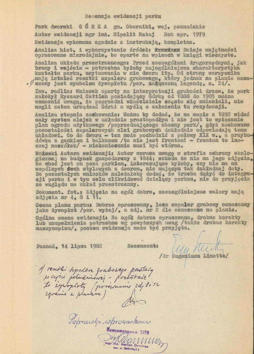 Ewidencja parkowa, skan nr 6