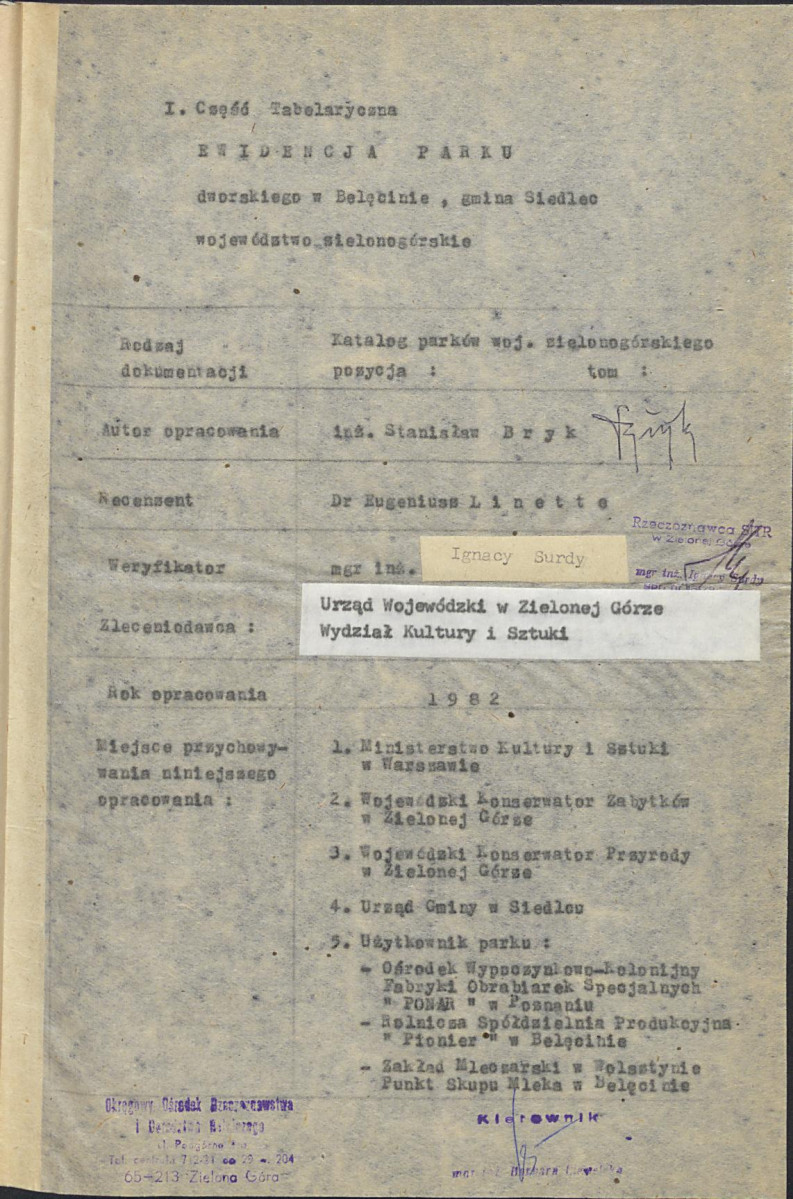 EP - Ewidencja parkowa, skan nr 6