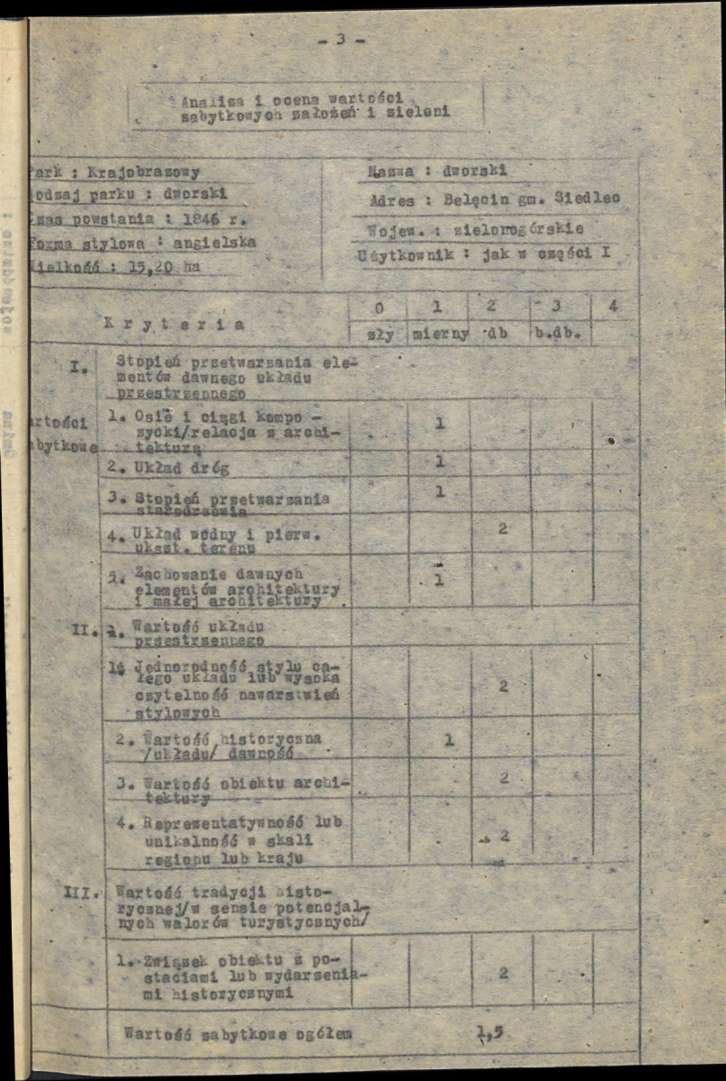 EP - Ewidencja parkowa, skan nr 9