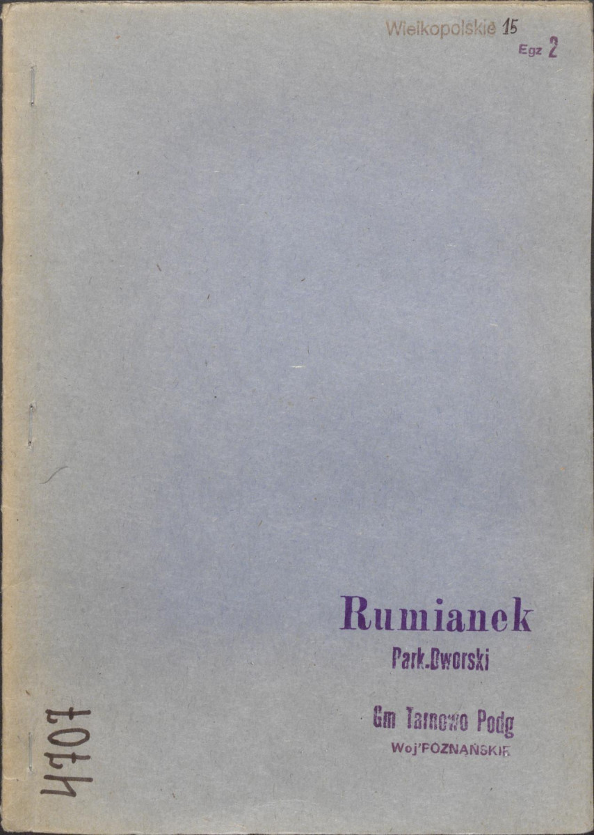 EP - Ewidencja parkowa, skan nr 1