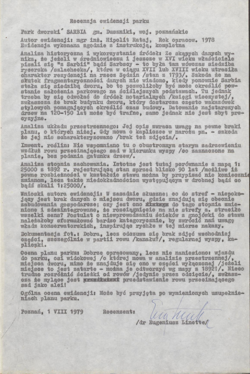 Ewidencja parkowa, skan nr 6