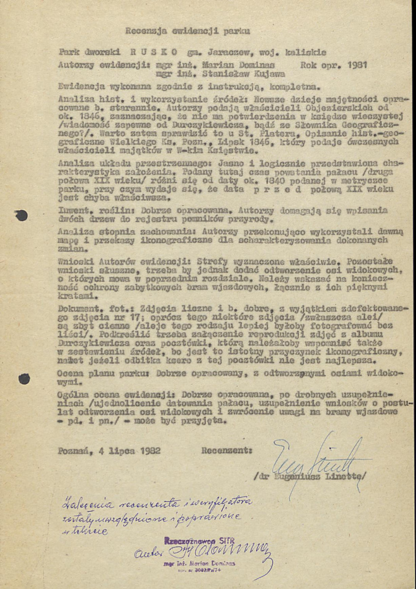 Ewidencja parkowa, skan nr 6