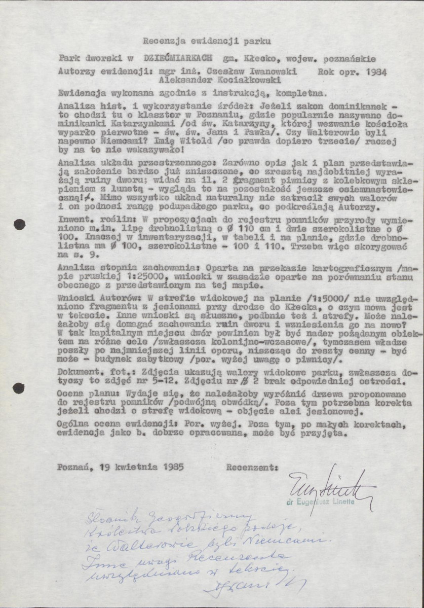 Ewidencja parkowa, skan nr 5