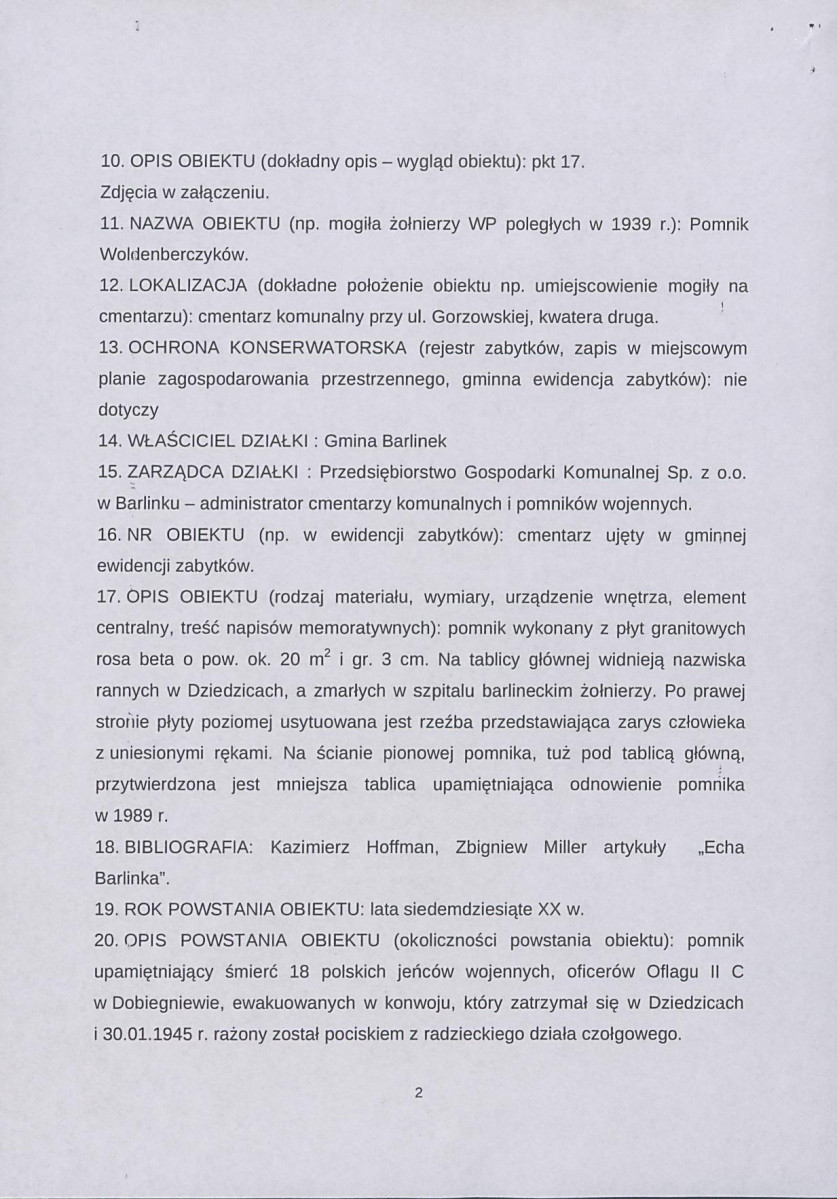 karta ewidencyjna, skan nr 2