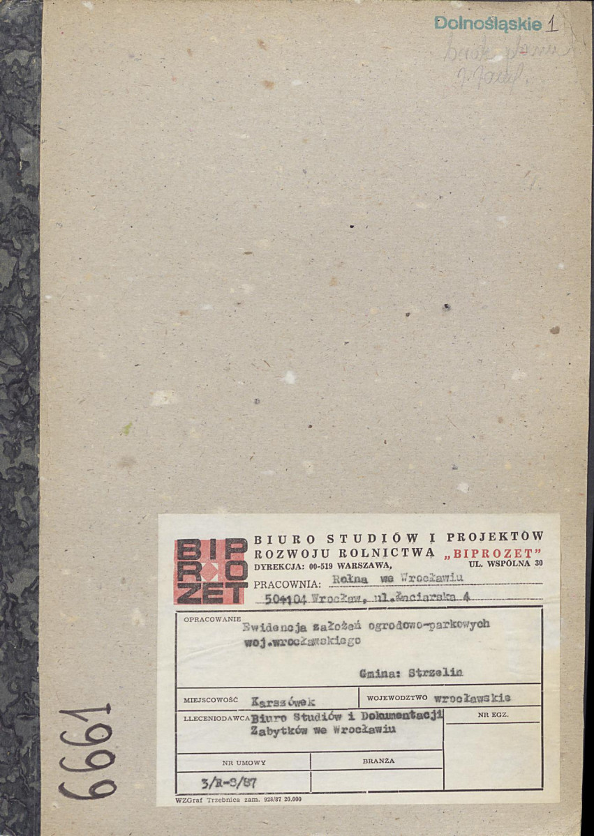 Ewidencja parkowa, skan nr 1