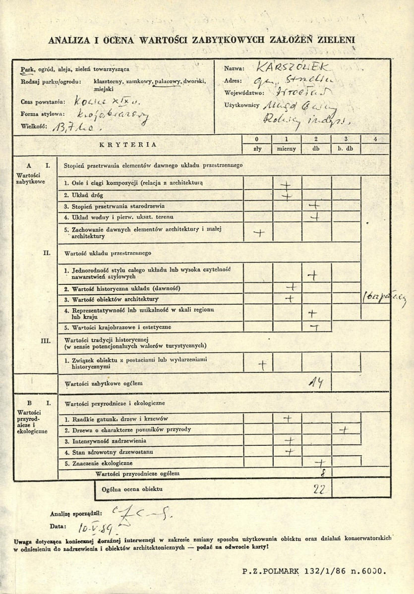 Ewidencja parkowa, skan nr 3