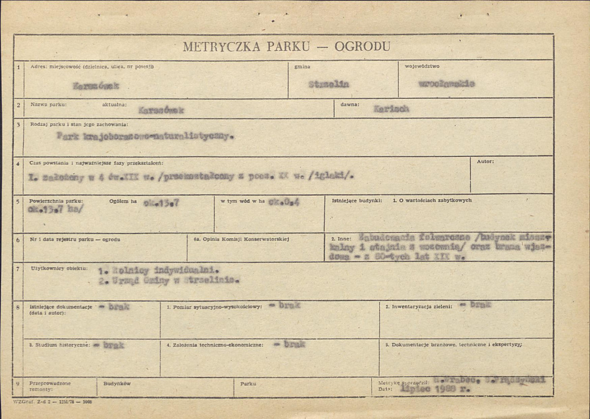 Ewidencja parkowa, skan nr 6