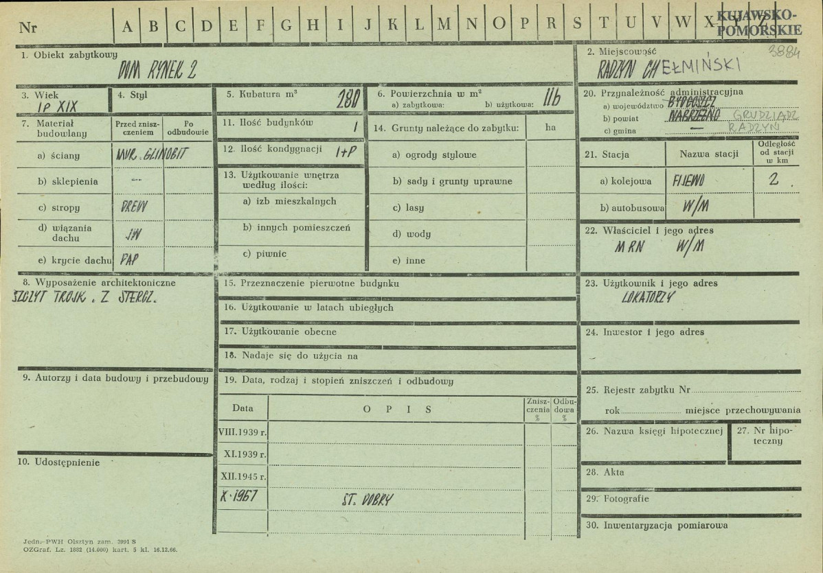 KZ - Karta zielona, skan nr 1