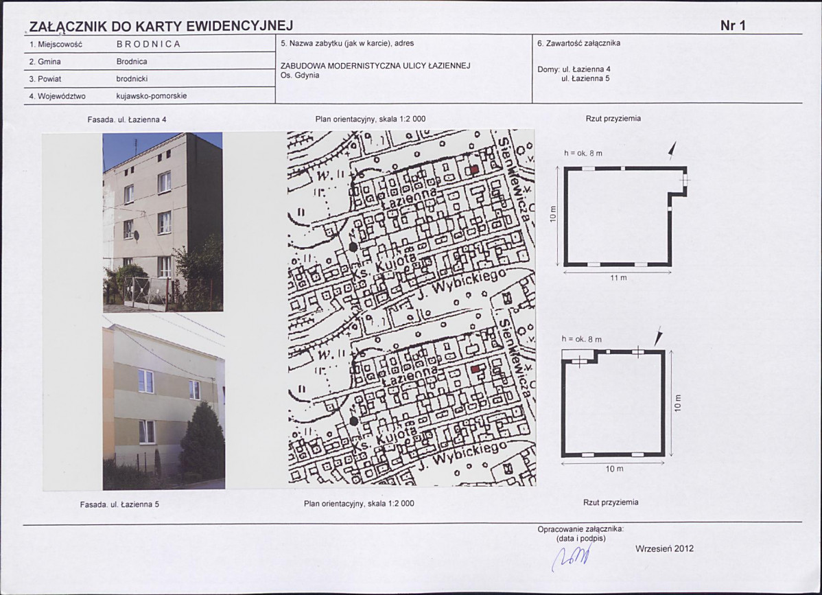 KEZN - Karta obiektu niewpisanego do rejestru, skan nr 3