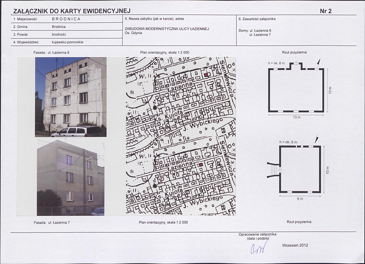 KEZN - Karta obiektu niewpisanego do rejestru, skan nr 4