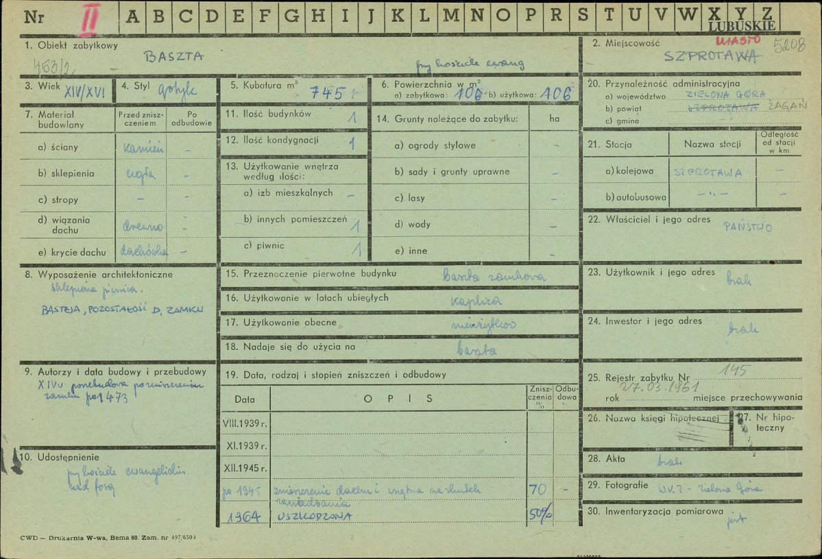 Karta zielona, skan nr 1