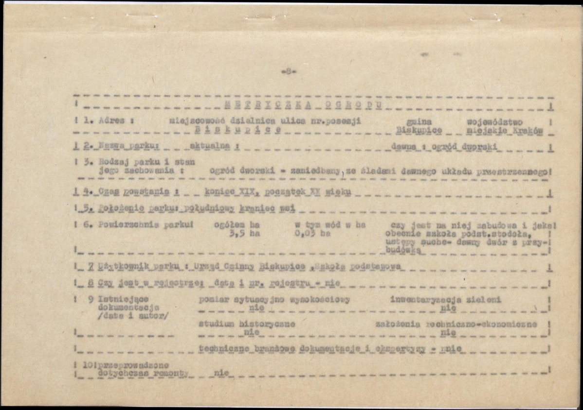 Ewidencja parkowa, skan nr 4