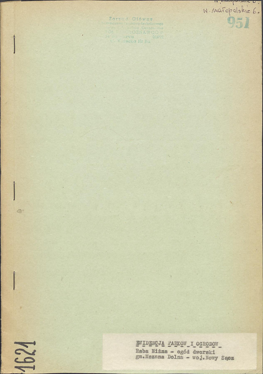 Ewidencja parkowa, skan nr 1
