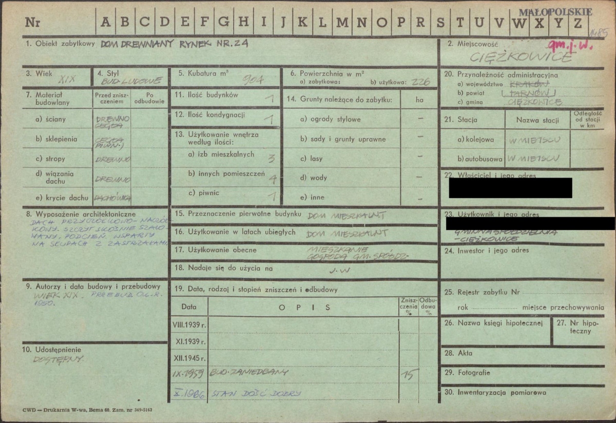 KZ - Karta zielona, skan nr 1