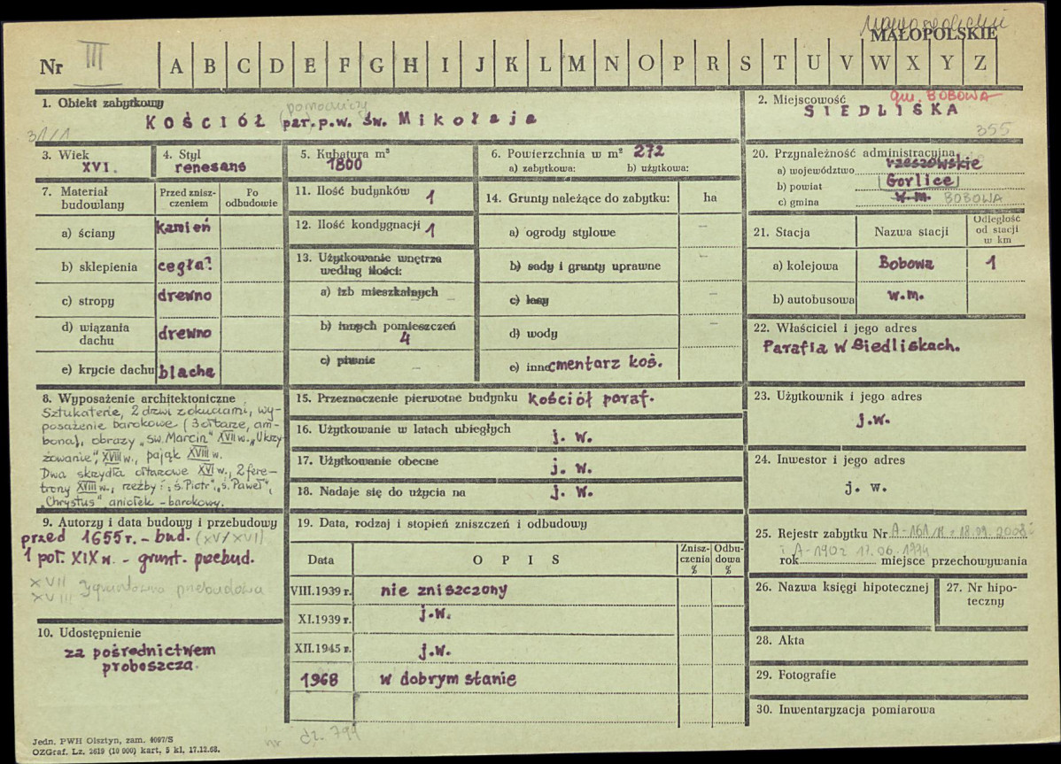 Karta zielona, skan nr 1