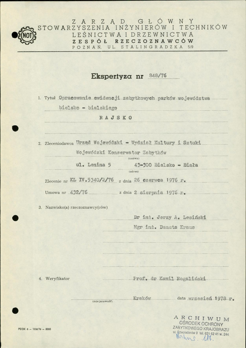 Ewidencja parkowa, skan nr 5