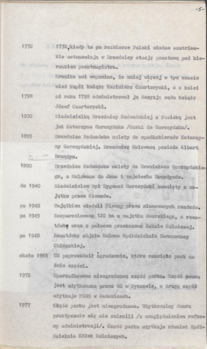 Ewidencja parkowa, skan nr 9