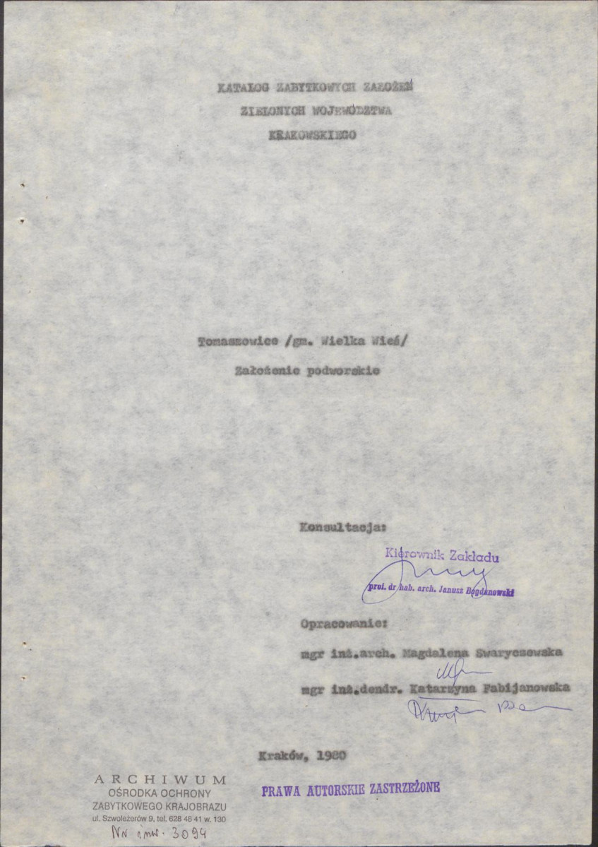 Ewidencja parkowa, skan nr 7