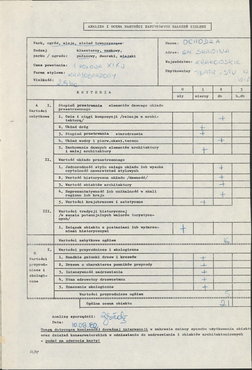 Ewidencja parkowa, skan nr 3