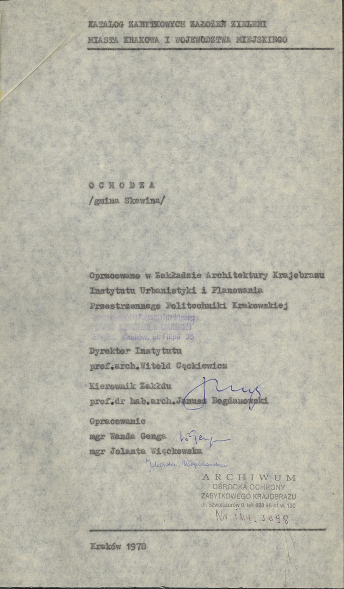 Ewidencja parkowa, skan nr 4