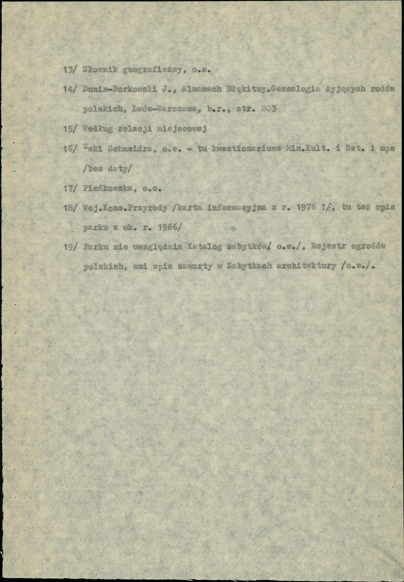 Ewidencja parkowa, skan nr 13