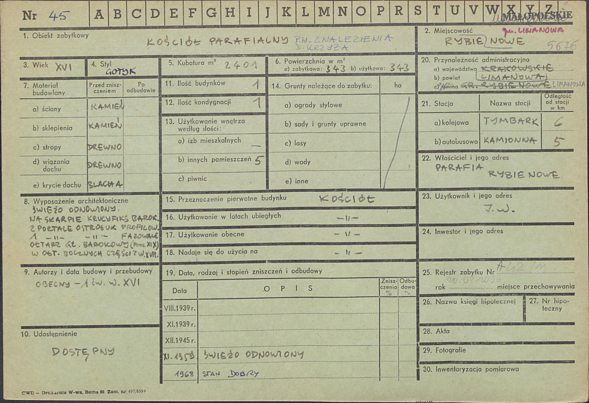 Karta zielona, skan nr 1