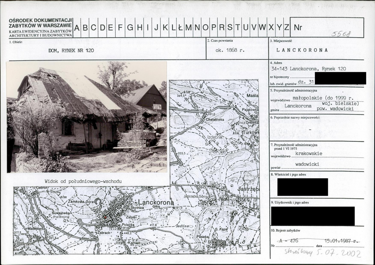KB - Karta biała, skan nr 1