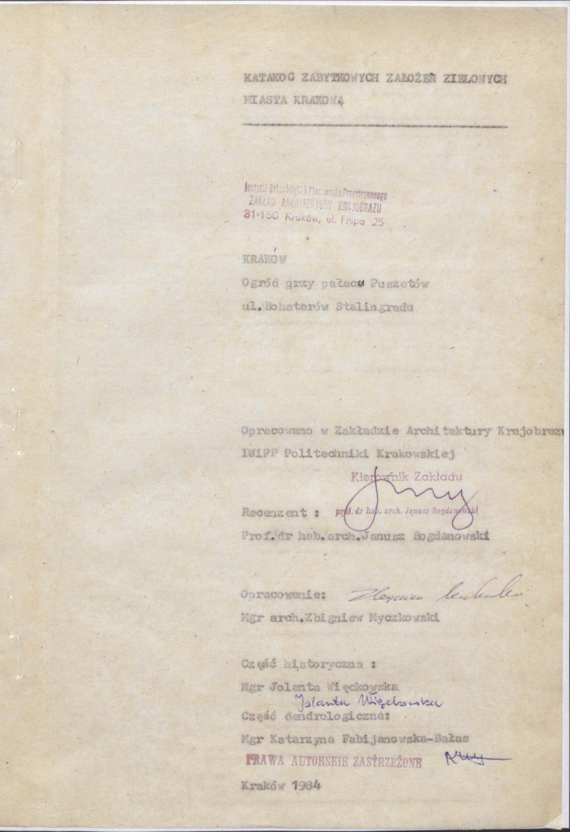 Ewidencja parkowa, skan nr 5