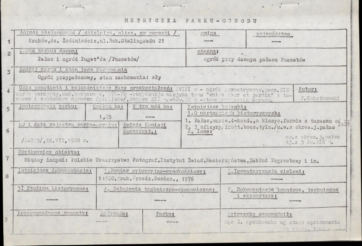 Ewidencja parkowa, skan nr 7