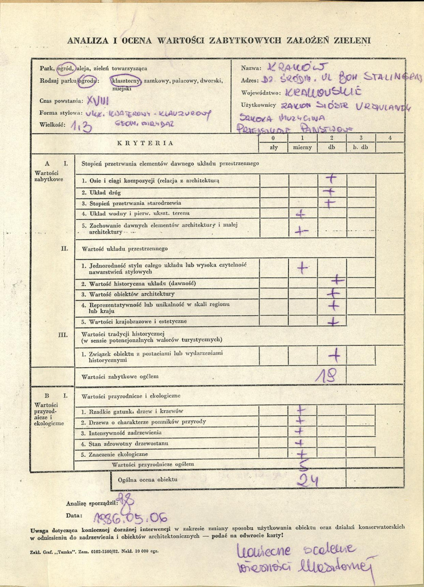 Ewidencja parkowa, skan nr 3