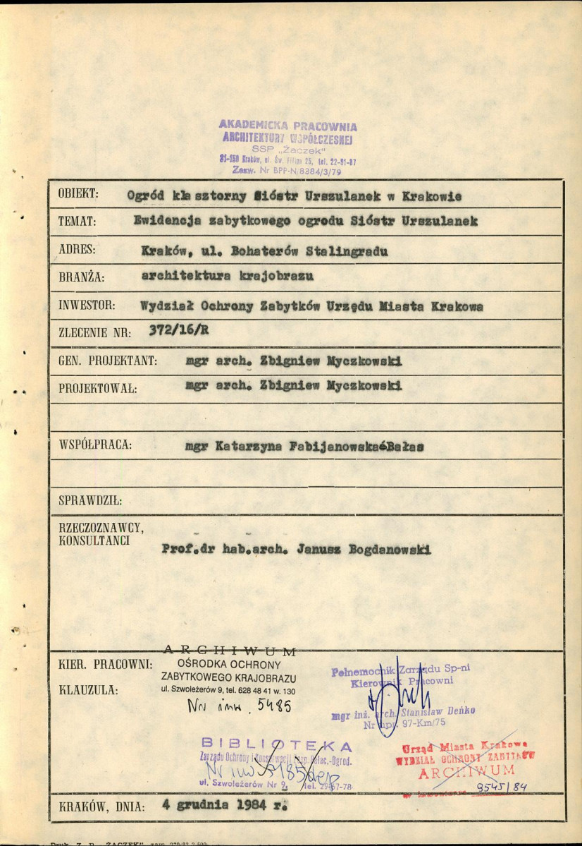 Ewidencja parkowa, skan nr 4