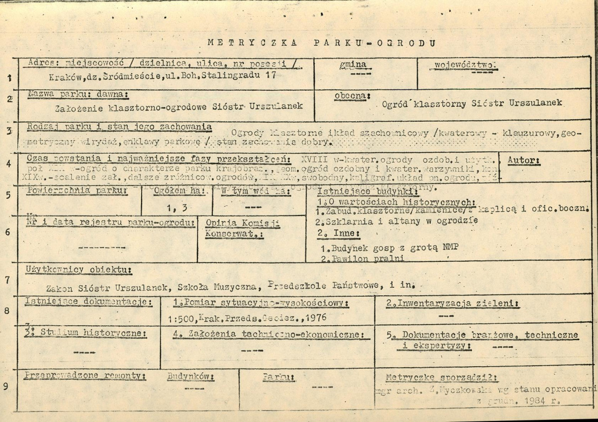 Ewidencja parkowa, skan nr 7