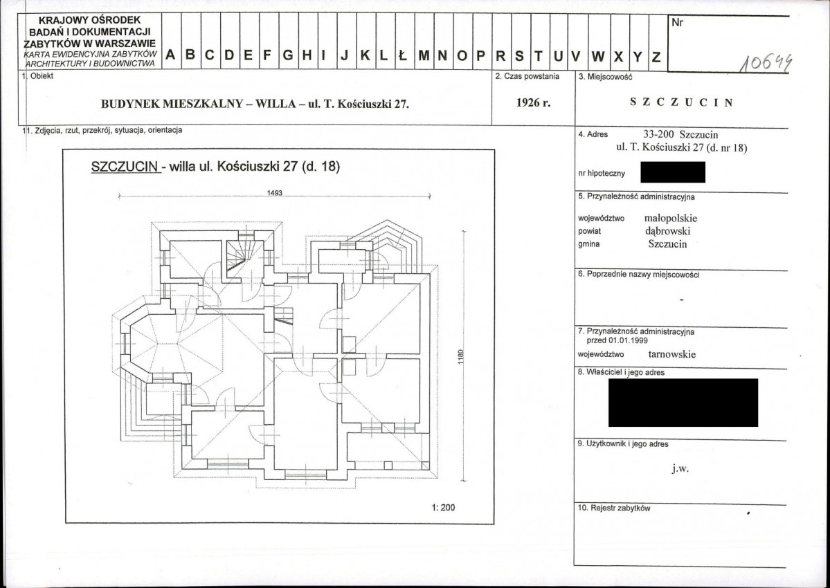 KB - Karta biała, skan nr 1