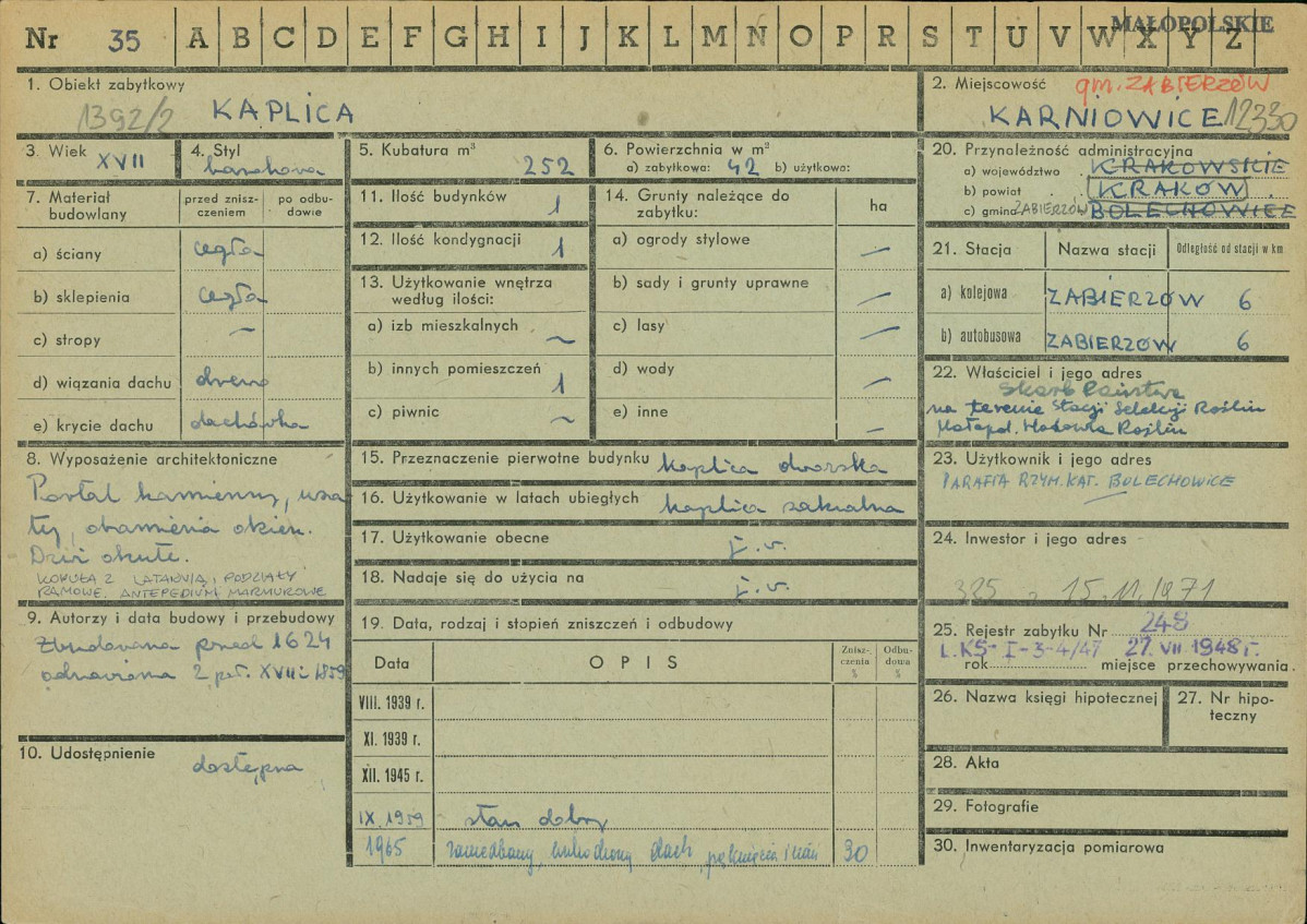 Karta zielona, skan nr 1