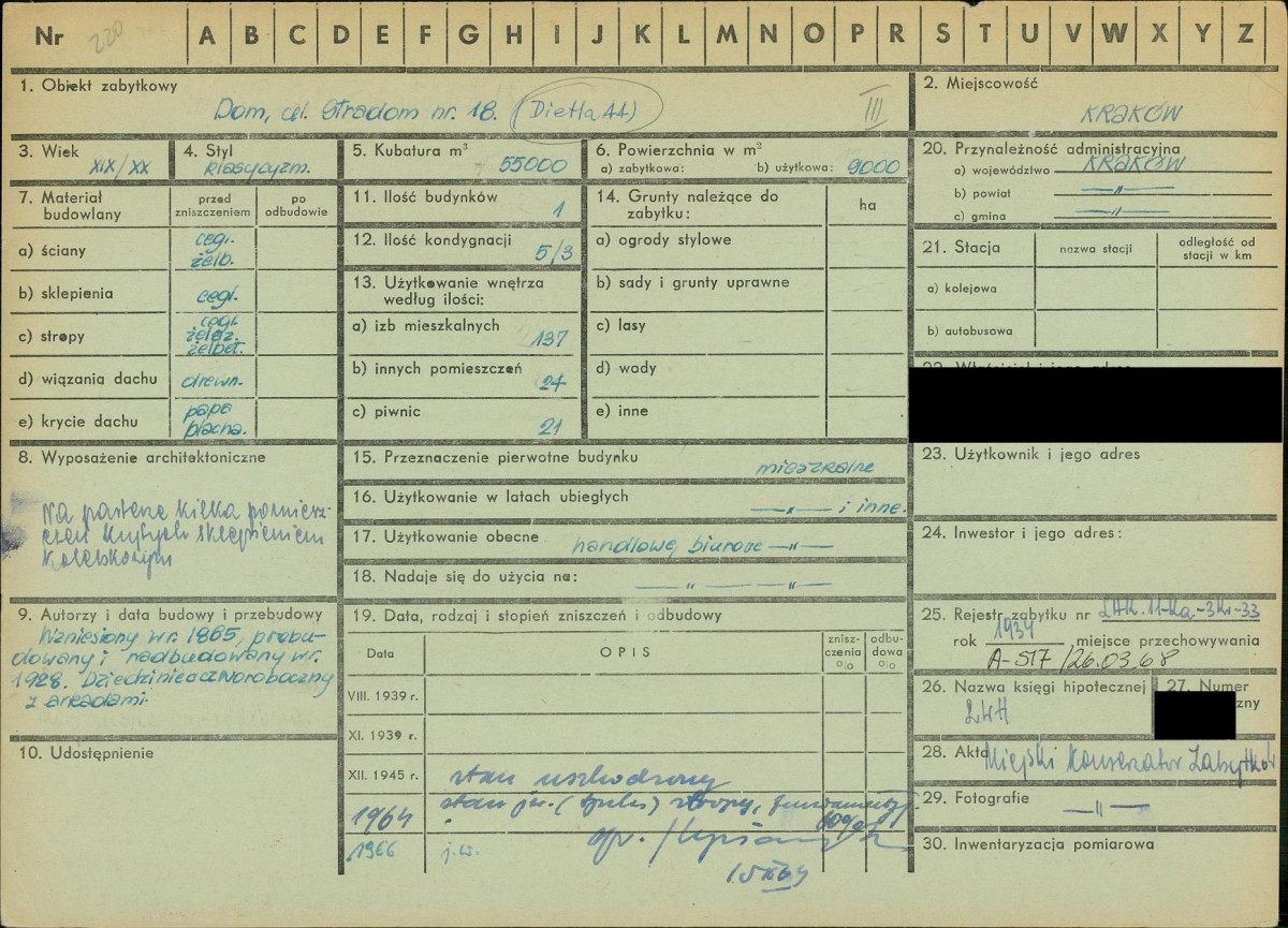 KZ - Karta zielona, skan nr 1