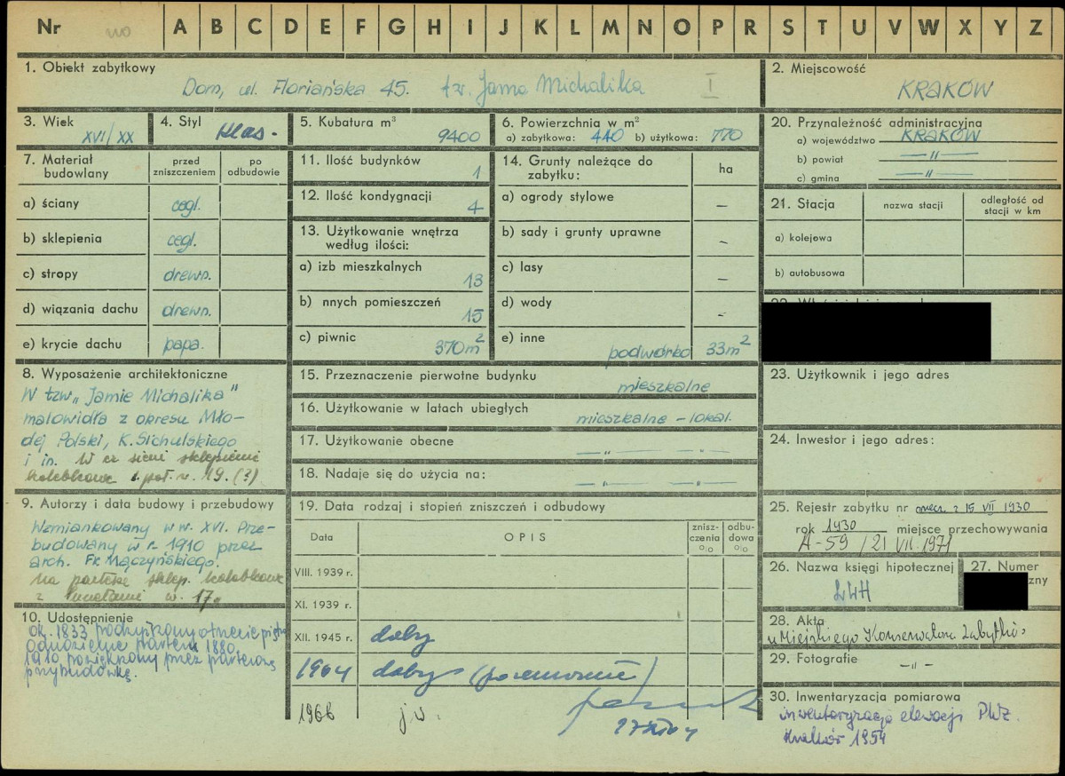 KZ - Karta zielona, skan nr 1