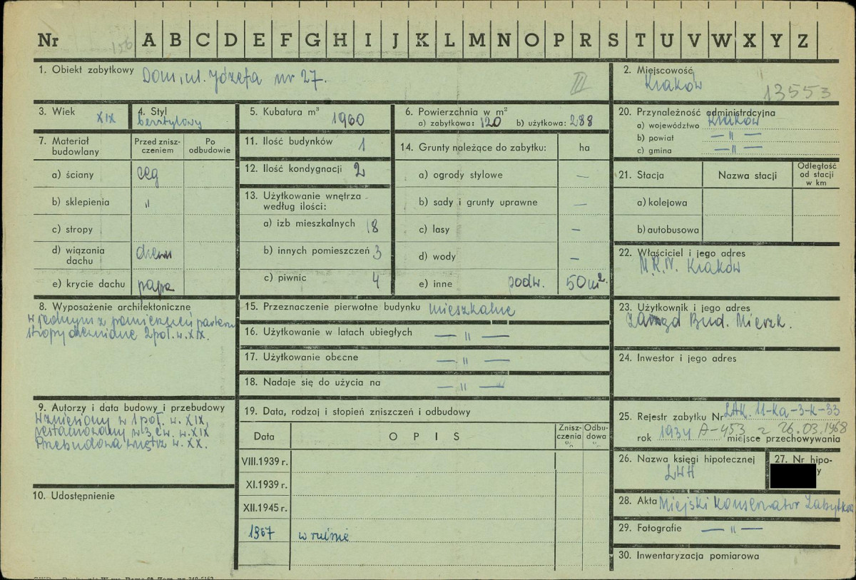 KZ - Karta zielona, skan nr 1
