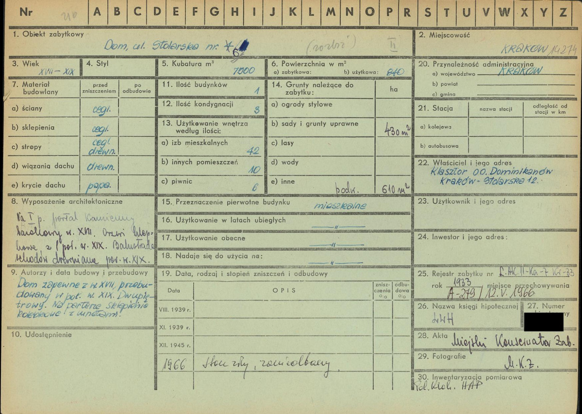 KZ - Karta zielona, skan nr 1