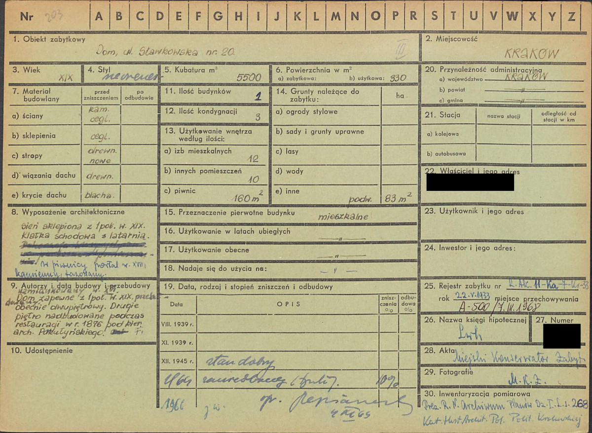 KZ - Karta zielona, skan nr 1
