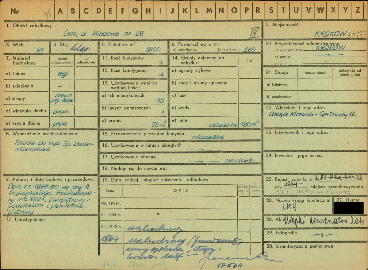 KZ - Karta zielona, skan nr 1