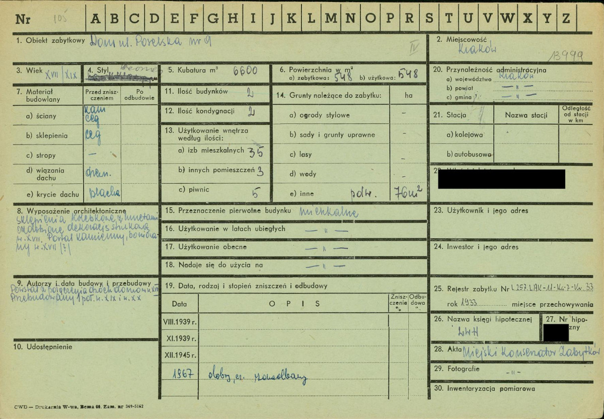 KZ - Karta zielona, skan nr 1