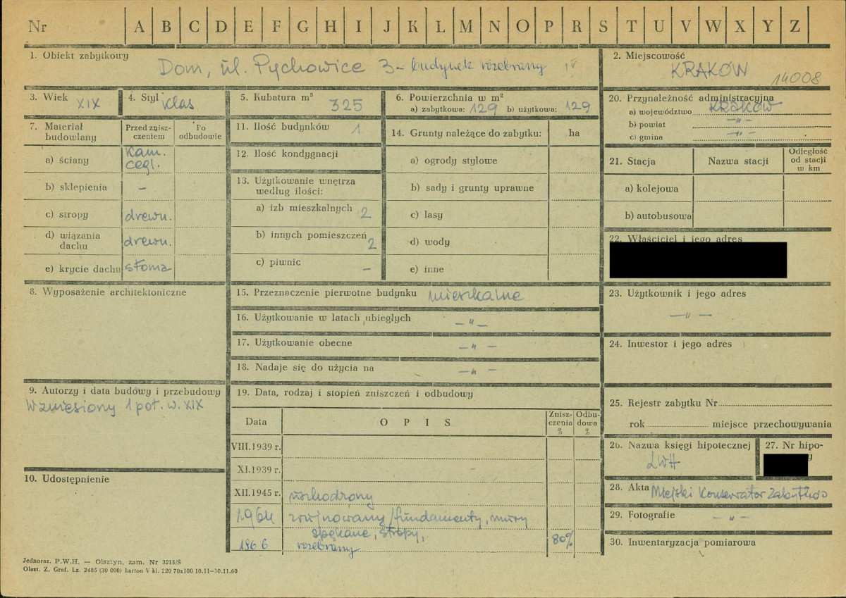 KZ - Karta zielona, skan nr 1