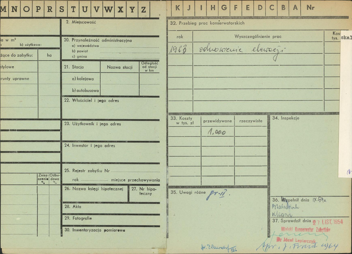 KZ - Karta zielona, skan nr 3