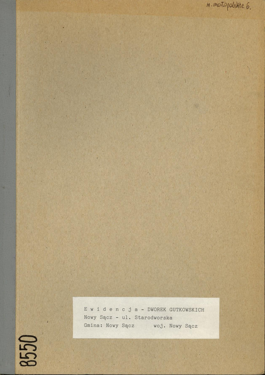 EP - Ewidencja parkowa, skan nr 1