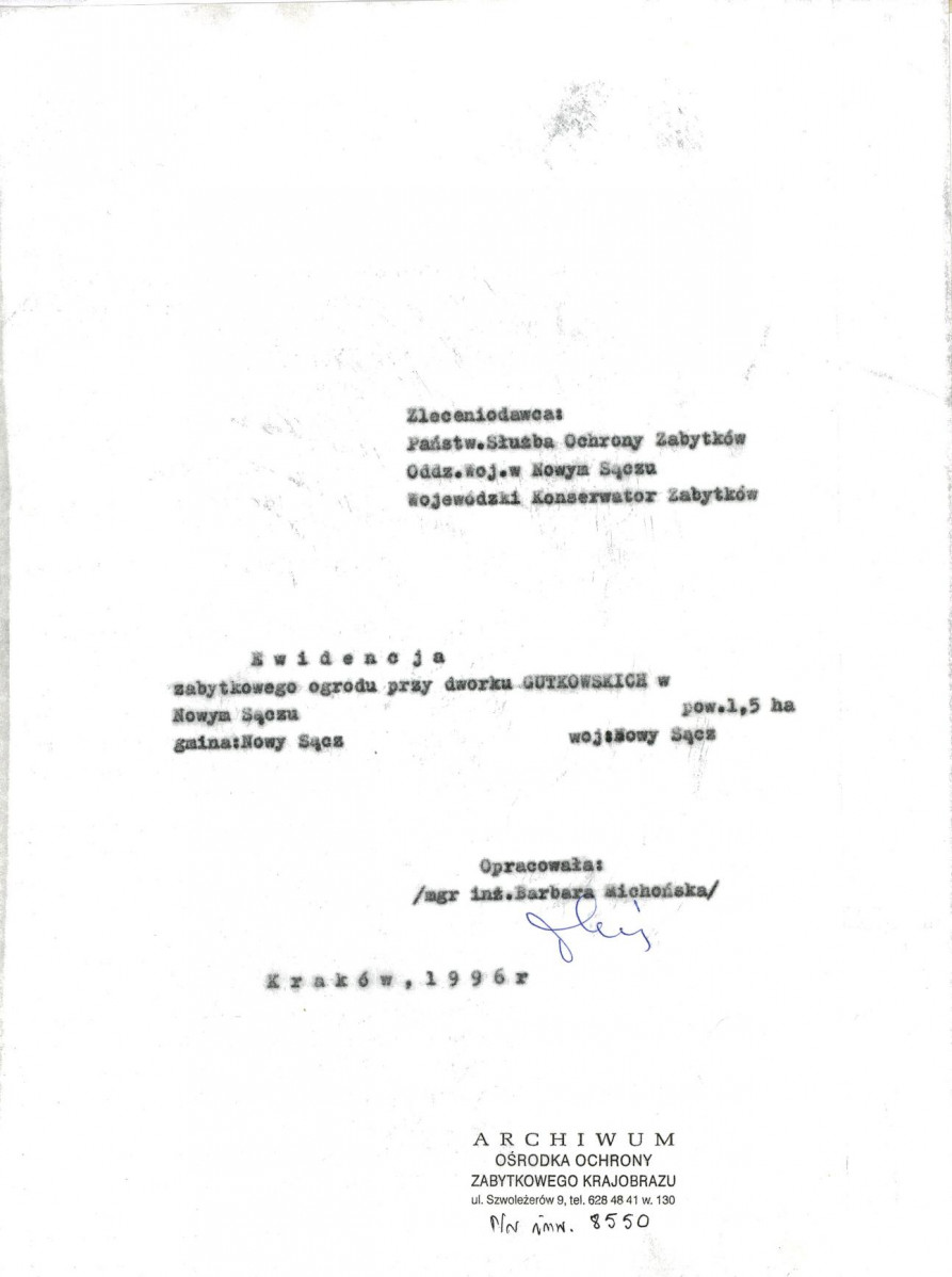 EP - Ewidencja parkowa, skan nr 4