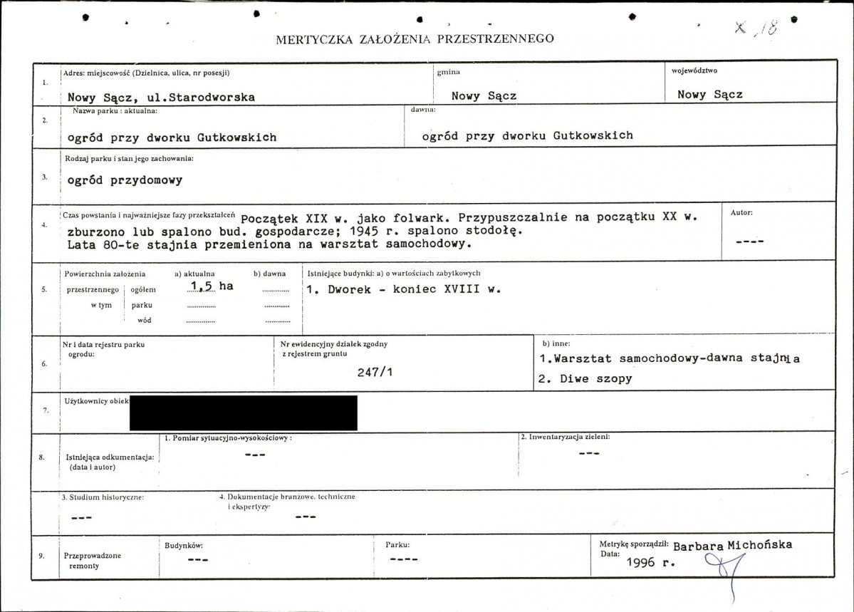 EP - Ewidencja parkowa, skan nr 7